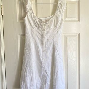Wayf White Chemise A-Line Dress NWT